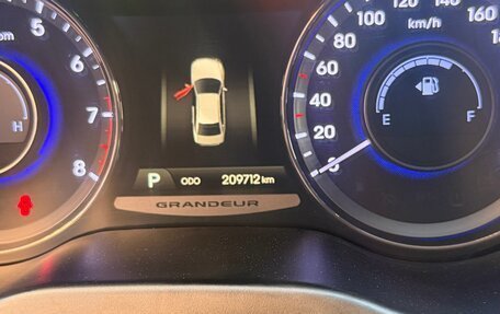 Hyundai Grandeur, 2012 год, 2 100 000 рублей, 10 фотография