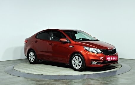 KIA Rio III рестайлинг, 2015 год, 897 000 рублей, 3 фотография