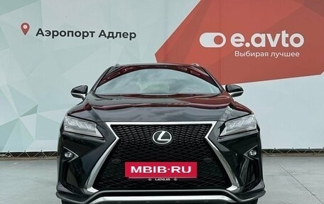 Lexus RX IV рестайлинг, 2016 год, 3 990 000 рублей, 2 фотография