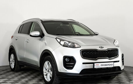 KIA Sportage IV рестайлинг, 2016 год, 1 569 000 рублей, 3 фотография