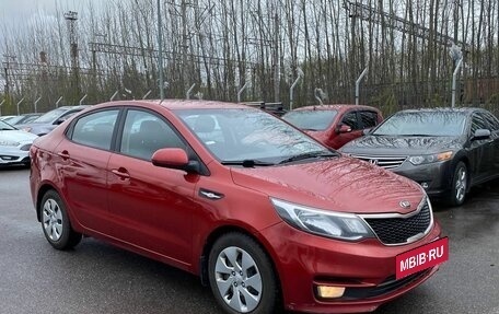 KIA Rio III рестайлинг, 2015 год, 885 000 рублей, 3 фотография
