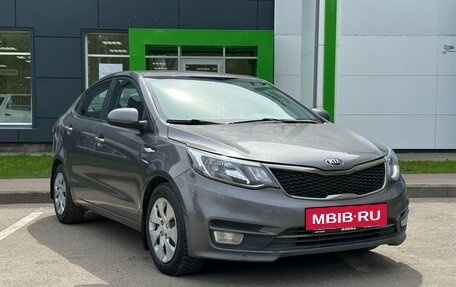 KIA Rio III рестайлинг, 2016 год, 919 000 рублей, 3 фотография
