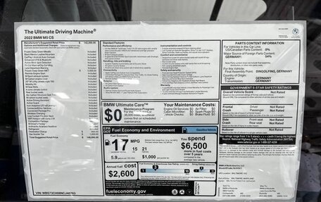 BMW M5, 2022 год, 21 462 560 рублей, 10 фотография
