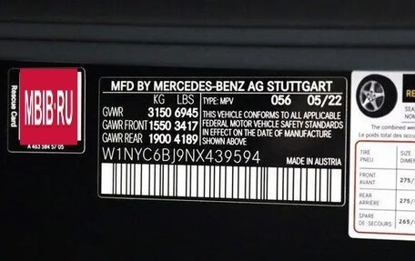 Mercedes-Benz G-Класс AMG, 2022 год, 18 903 934 рублей, 32 фотография