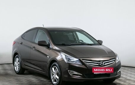 Hyundai Solaris II рестайлинг, 2014 год, 880 000 рублей, 3 фотография