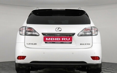 Lexus RX III, 2011 год, 1 647 000 рублей, 6 фотография