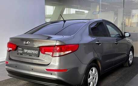KIA Rio III рестайлинг, 2016 год, 999 000 рублей, 5 фотография