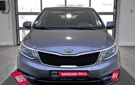 KIA Rio III рестайлинг, 2016 год, 999 000 рублей, 2 фотография