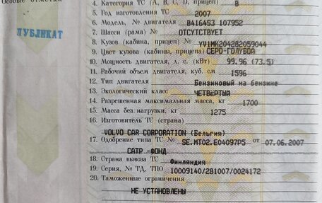 Volvo C30 I рестайлинг, 2007 год, 600 000 рублей, 18 фотография