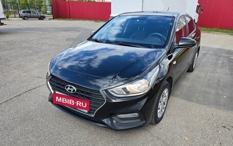 Hyundai Solaris II рестайлинг, 2018 год, 1 350 000 рублей, 15 фотография