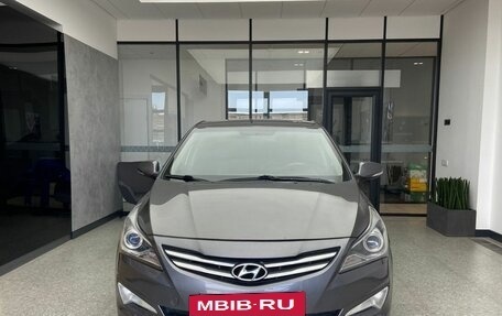 Hyundai Solaris II рестайлинг, 2014 год, 870 000 рублей, 2 фотография