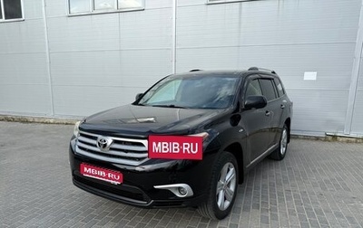 Toyota Highlander III, 2012 год, 1 345 000 рублей, 1 фотография