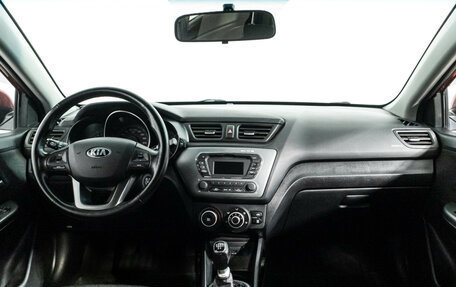 KIA Rio III рестайлинг, 2014 год, 899 582 рублей, 13 фотография