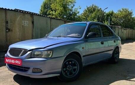Hyundai Accent II, 2004 год, 490 000 рублей, 21 фотография