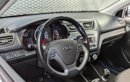 KIA Rio III рестайлинг, 2016 год, 999 000 рублей, 10 фотография