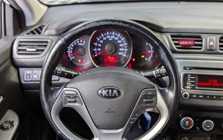 KIA Rio III рестайлинг, 2016 год, 999 000 рублей, 17 фотография