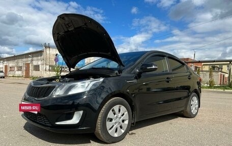 KIA Rio III рестайлинг, 2013 год, 950 000 рублей, 21 фотография