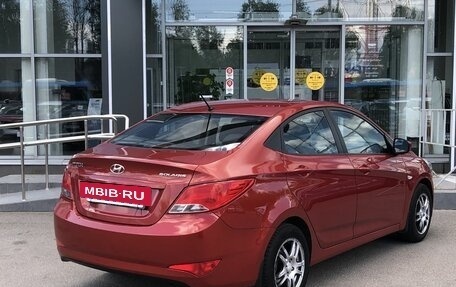 Hyundai Solaris II рестайлинг, 2015 год, 880 000 рублей, 5 фотография