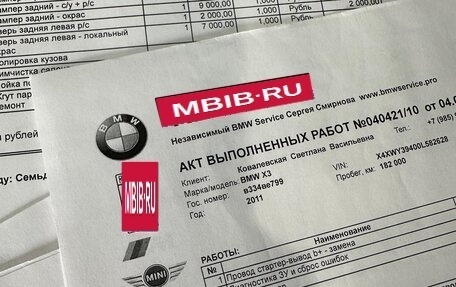 BMW X3, 2011 год, 1 550 000 рублей, 37 фотография