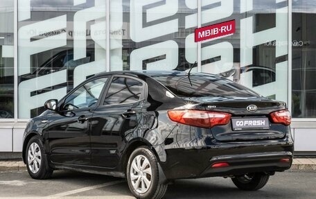 KIA Rio III рестайлинг, 2014 год, 829 000 рублей, 2 фотография