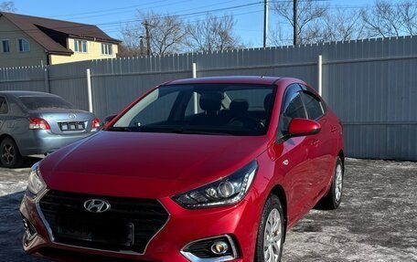 Hyundai Solaris II рестайлинг, 2017 год, 1 400 000 рублей, 5 фотография