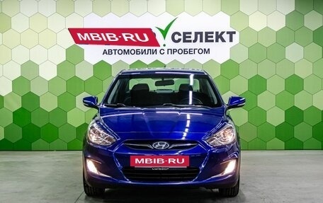 Hyundai Solaris II рестайлинг, 2011 год, 850 000 рублей, 3 фотография
