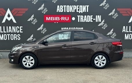 KIA Rio III рестайлинг, 2016 год, 935 000 рублей, 4 фотография
