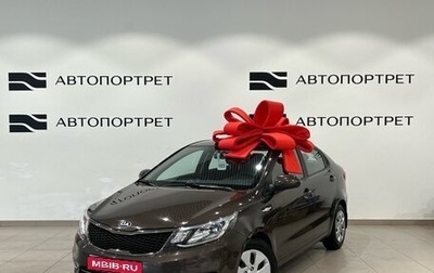 KIA Rio III рестайлинг, 2017 год, 999 000 рублей, 1 фотография
