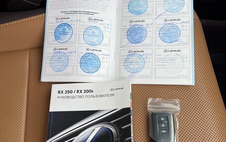 Lexus RX IV рестайлинг, 2017 год, 3 780 000 рублей, 24 фотография