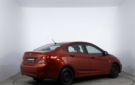 Hyundai Solaris II рестайлинг, 2011 год, 574 000 рублей, 5 фотография