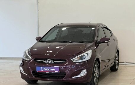 Hyundai Solaris II рестайлинг, 2013 год, 975 000 рублей, 1 фотография
