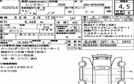 Toyota Noah, 2024 год, 3 305 000 рублей, 17 фотография