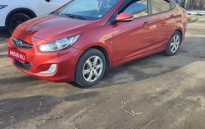 Hyundai Solaris II рестайлинг, 2011 год, 960 000 рублей, 1 фотография