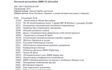 BMW X3, 2021 год, 7 390 000 рублей, 36 фотография