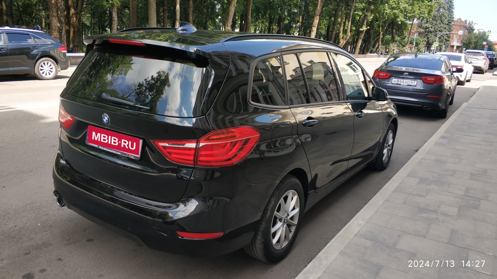 BMW 2 серия Grand Tourer F46 рестайлинг, 2020 год, 2 350 000 рублей, 10 фотография