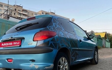 Peugeot 206, 2002 год, 95 000 рублей, 3 фотография