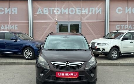 Opel Zafira C рестайлинг, 2013 год, 1 045 000 рублей, 2 фотография