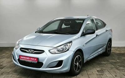 Hyundai Solaris II рестайлинг, 2011 год, 525 000 рублей, 1 фотография