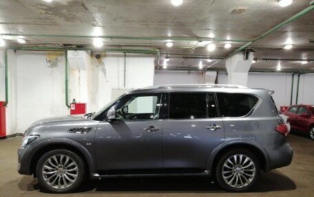 Infiniti QX80 I рестайлинг, 2017 год, 3 077 900 рублей, 4 фотография