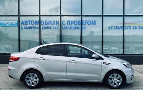 KIA Rio III рестайлинг, 2016 год, 999 000 рублей, 6 фотография