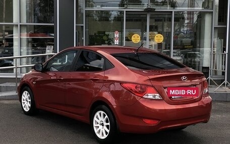 Hyundai Solaris II рестайлинг, 2011 год, 600 000 рублей, 7 фотография