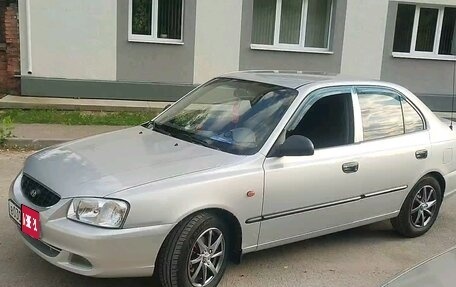 Hyundai Accent II, 2003 год, 350 000 рублей, 1 фотография