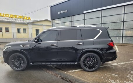 Infiniti QX80 I рестайлинг, 2021 год, 10 000 000 рублей, 4 фотография