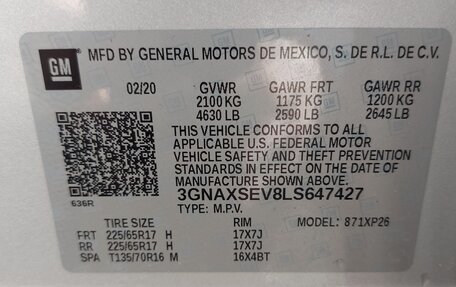 Chevrolet Equinox III, 2020 год, 1 850 000 рублей, 6 фотография