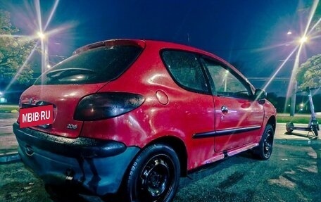 Peugeot 206, 2002 год, 180 000 рублей, 6 фотография