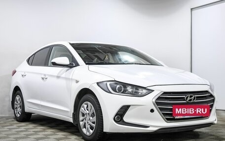 Hyundai Elantra VI рестайлинг, 2017 год, 1 009 000 рублей, 3 фотография