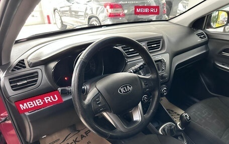 KIA Rio III рестайлинг, 2013 год, 850 000 рублей, 11 фотография