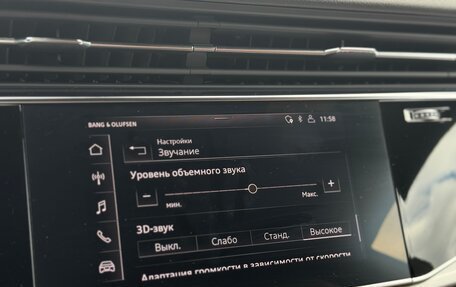 Audi Q8 I, 2019 год, 6 249 000 рублей, 35 фотография