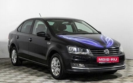 Volkswagen Polo VI (EU Market), 2016 год, 1 149 777 рублей, 3 фотография