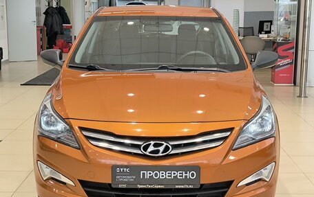 Hyundai Solaris II рестайлинг, 2015 год, 1 150 000 рублей, 2 фотография